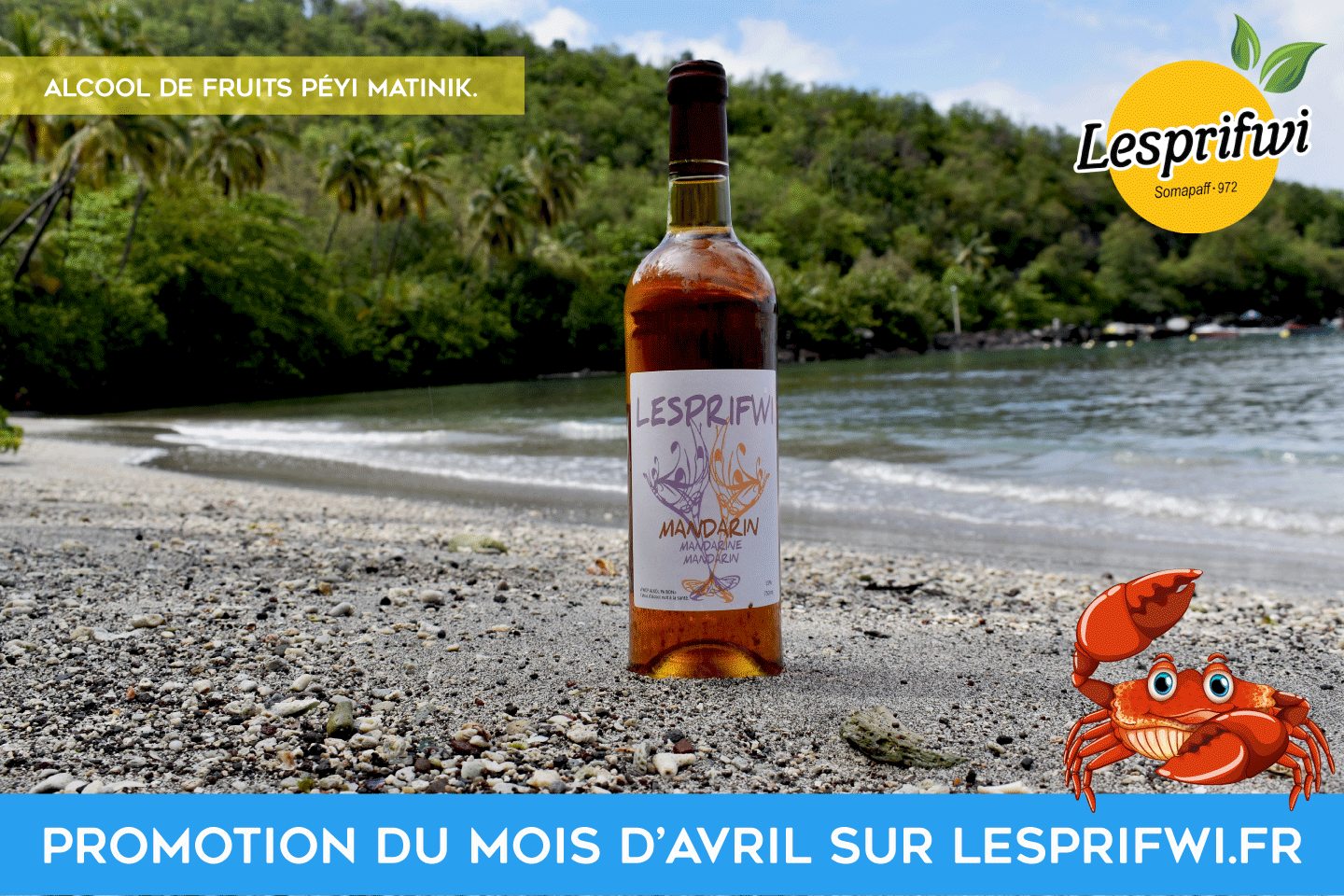 Alcool de fruits pays Martinique, Lesprifwi - Somapaff 972
